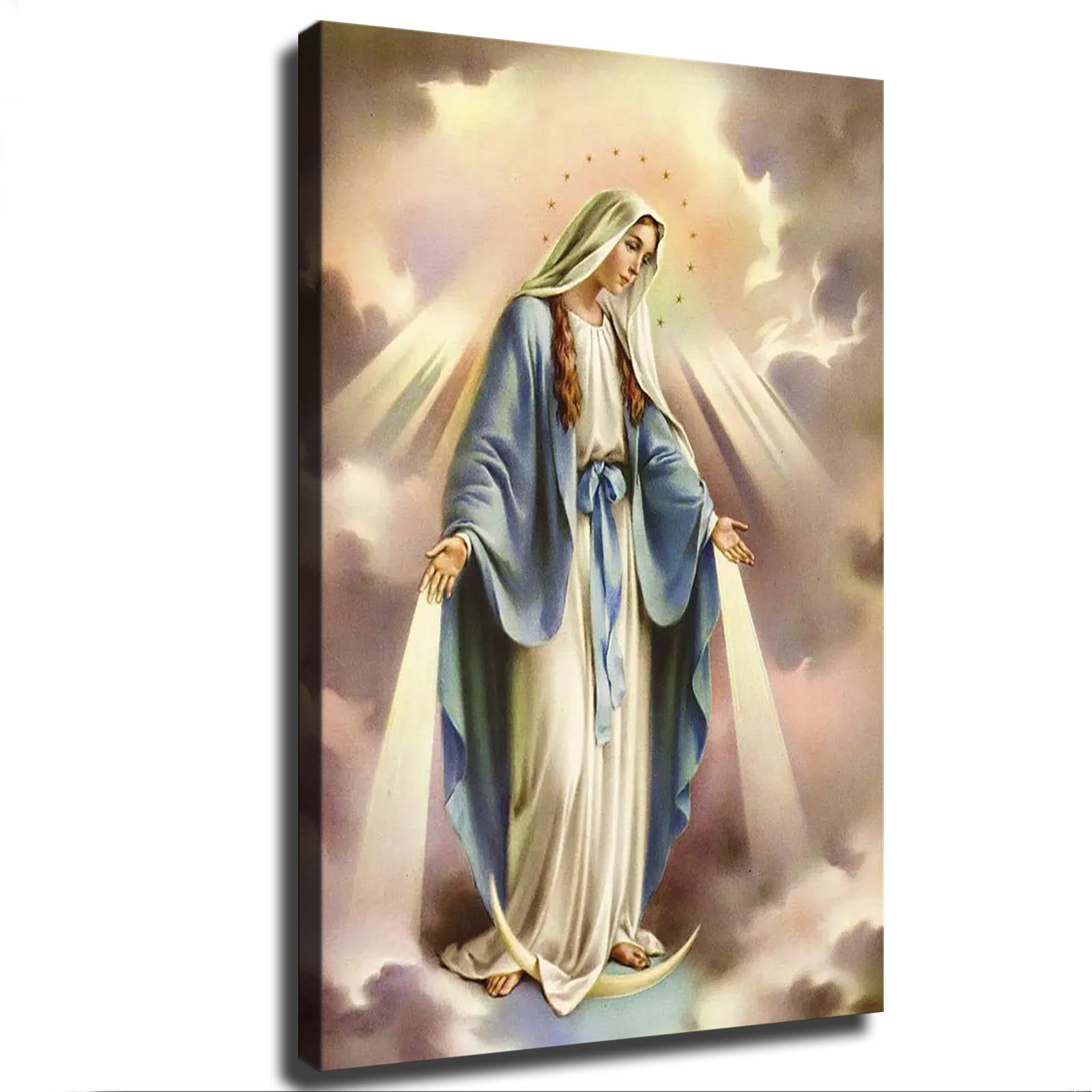 Blessed Virgin Mary Poster Mother Mary Poster Picture HD Canvas